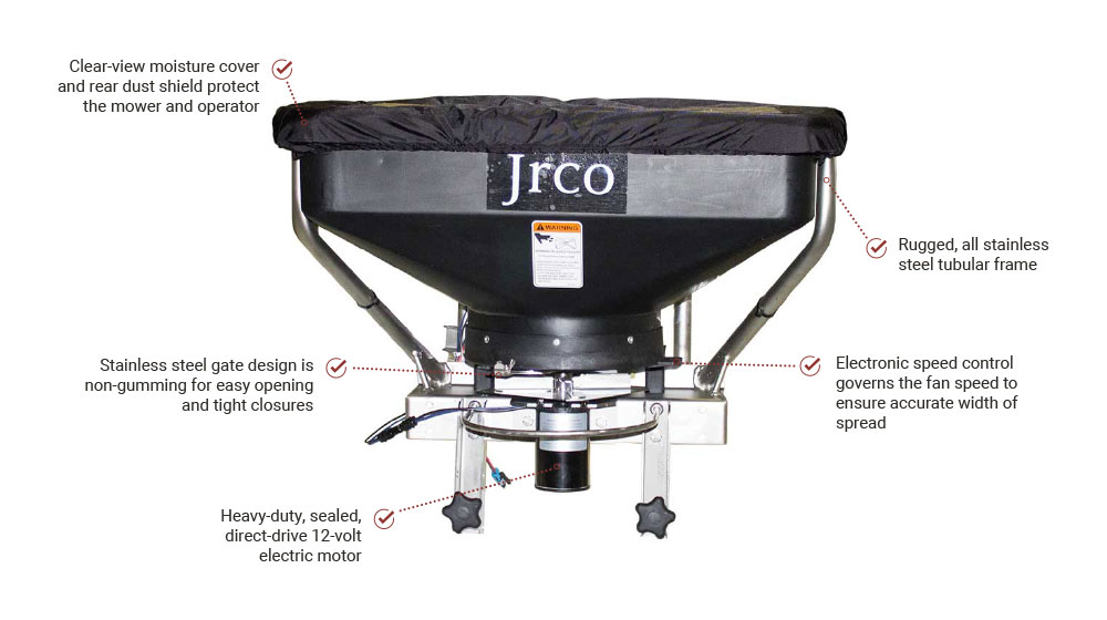 Jrco Broadcast Spreader Foot Control For Zero Turn Mowers 503.JRC Great Northern Equipment