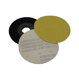 Picture of Virginia Abrasives 120 Grit Disc | Gold 9-In. No Hole | Box of 10