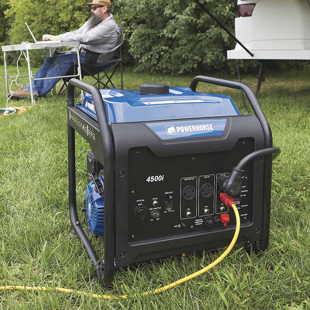 Powerhorse Generator | 4,500 Watts | Inverter | Open-Frame | 83171 ...