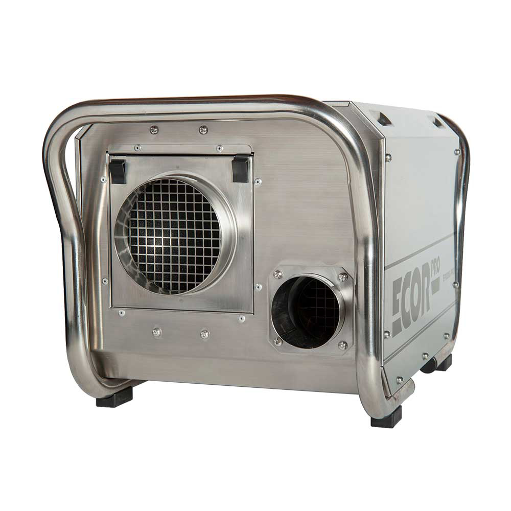 Ecor Pro Dehumidifier | Stainless Steel | 120V/60Hz | 1,400W/11.7A 