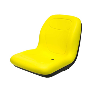 Picture of Uni Pro | KM 133 Bucket Seat with Hinge | John Deere Mower or Utility Tractor | Yellow Vinyl