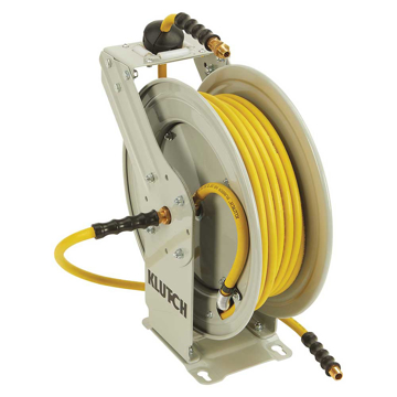 Manual rewind hose reel - compressed air, water & pressure wash