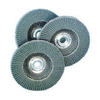 Picture of Virginia Abrasives 60 Grit Discs | Zirconia Flap 4-1/2-In. X 5/8-In. | Box of 10