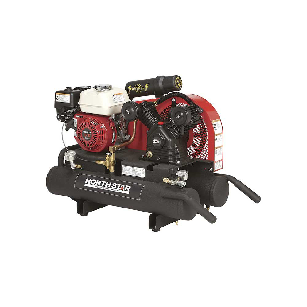 NorthStar Portable Gas Powered Air Compressor | 8-Gal | 13.7 CFM 