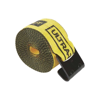 Picture of Ultra-Tow Winch Strap with Flat Hook | 5,400-Lb. Capacity | 4-In. X 30-Ft. | Yellow