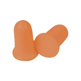 Picture of ERB Ear Plugs | 200 Pair Dispenser Box  | Bell Shaped Hi-Viz Orange | ANSI S3.19 NRR 32Db