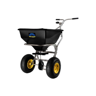 Picture of Spyker Commercial Push Spreader | Stainless Steel | 80 Lb. Capacity