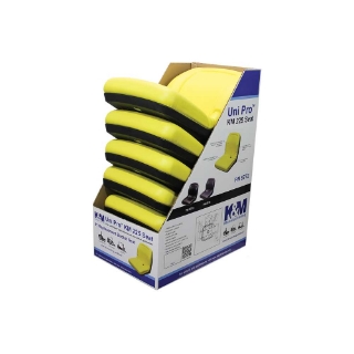 Picture of Uni Pro 225 Bucket Seat Display Box | 1 Display Stand & 5 Yellow Vinyl Seats