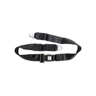 Picture of K&M Mfg Universal Lap Belt Kit | Black Nylon | 60-In. Long